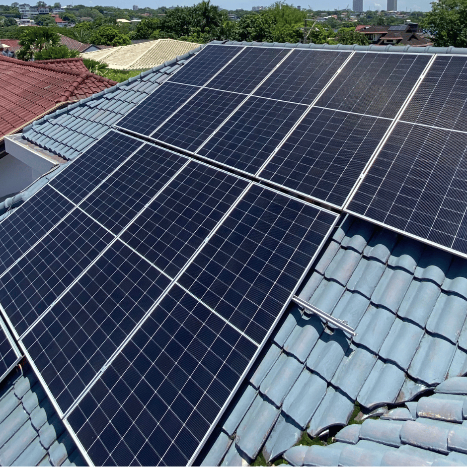 Solar panel cleaning Quezon City — 25-panel residential site