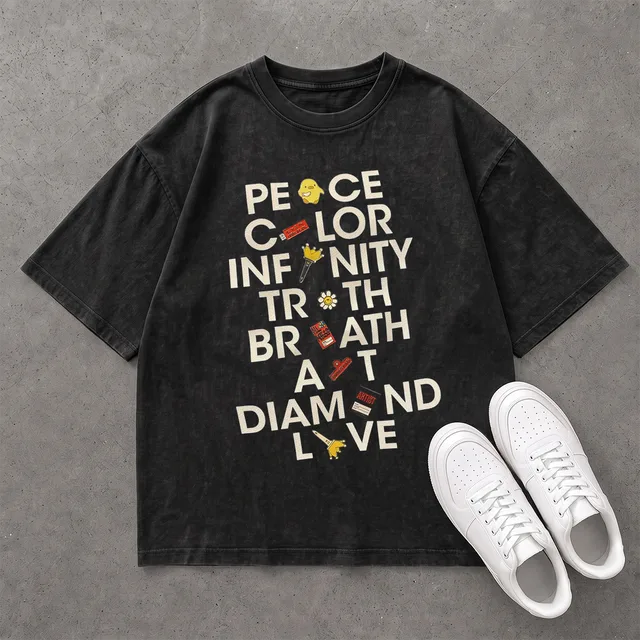 Áo G-Dragon Peace Code 2026 - Tee Oversized