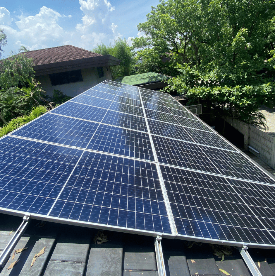 Solar panel cleaning Pasig City — 17-panel residential site