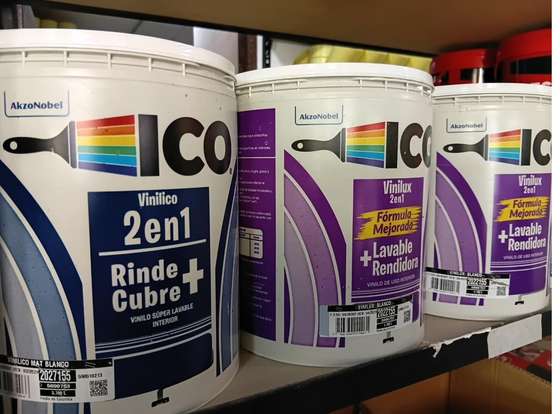 Galones de vinilo para interior