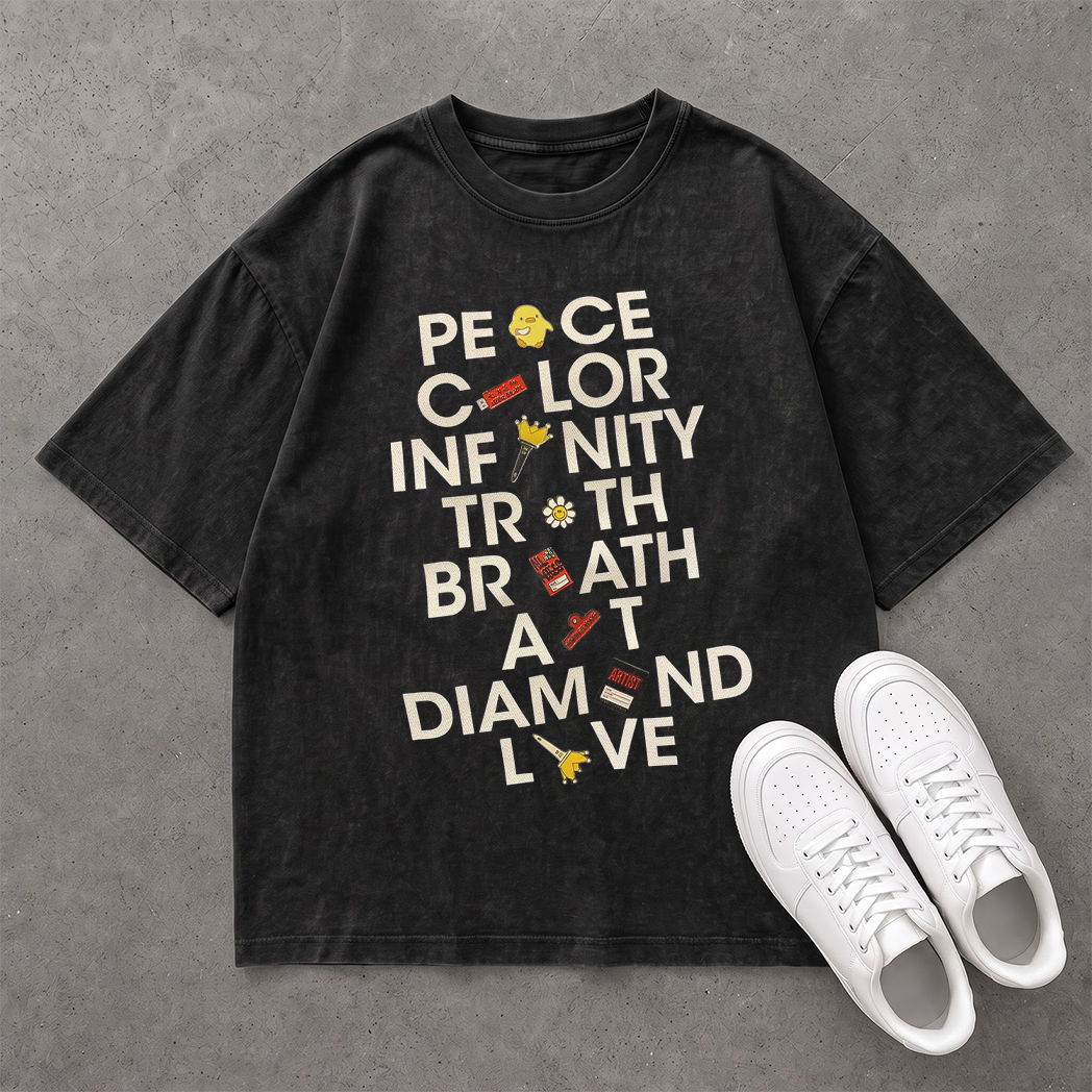 Áo G-Dragon Peace Code 2026 - Tee Oversized