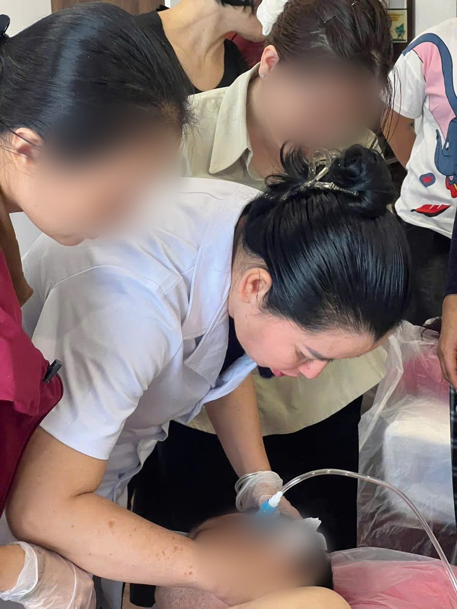 Xuân thực hành cùng học viên