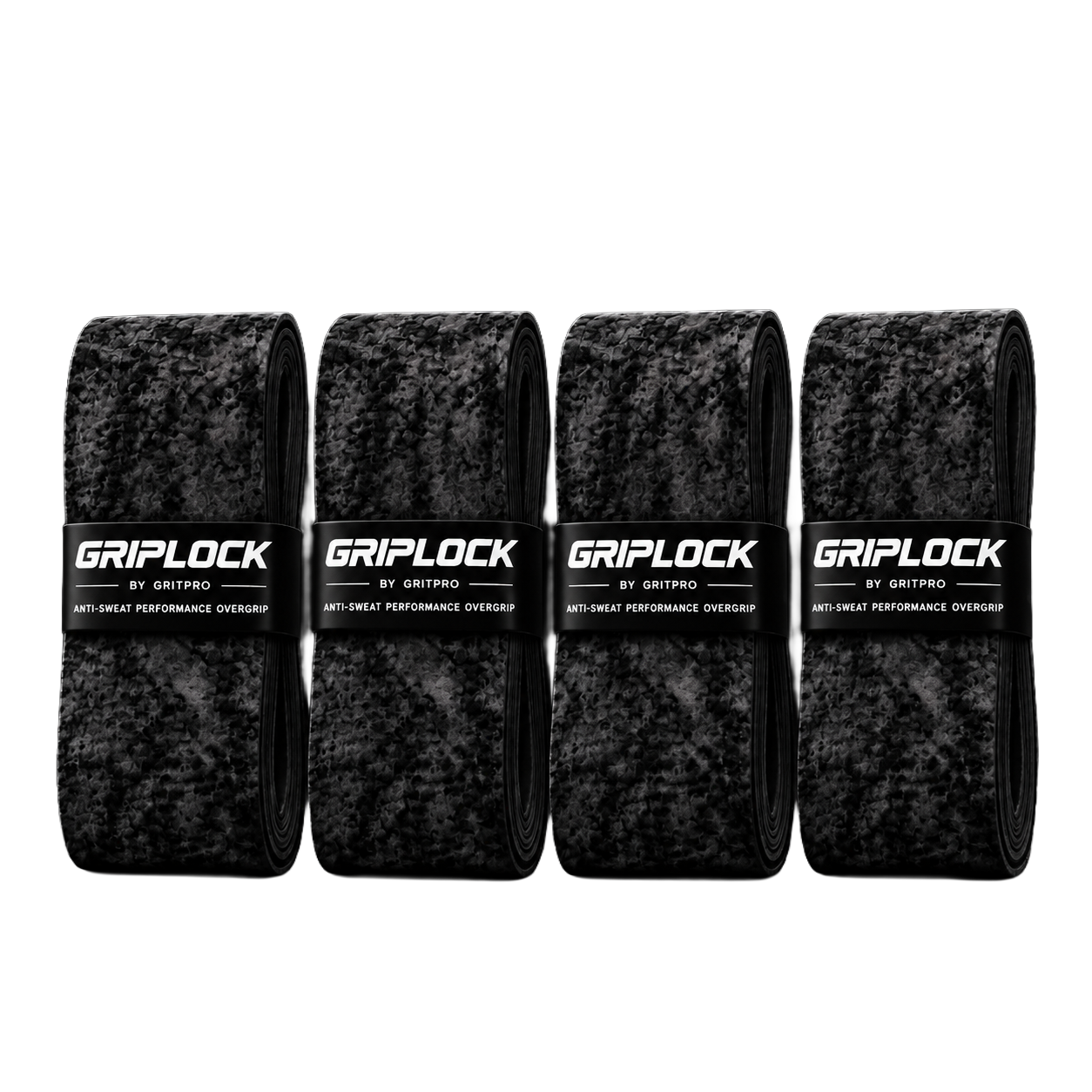 Performance Pack: 4 GritPro GripLock Anti-Sweat Performance Overgrips