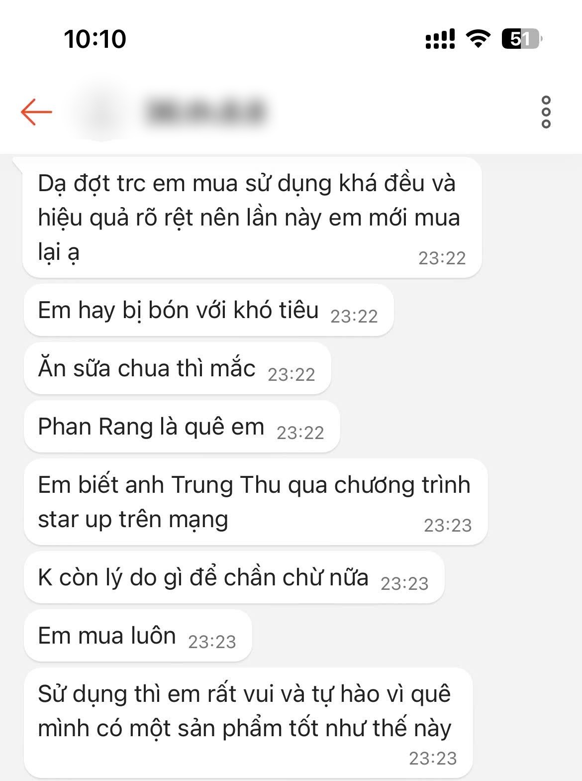 Khách mua lại lần hai