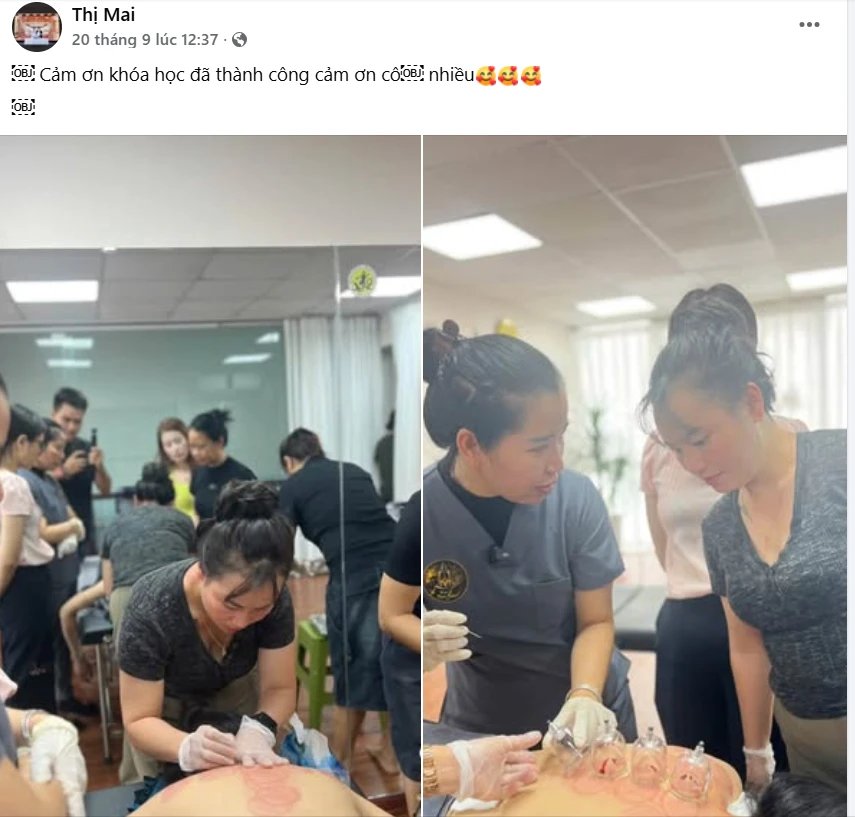 Học viên Thị Mai cảm ơn khóa học