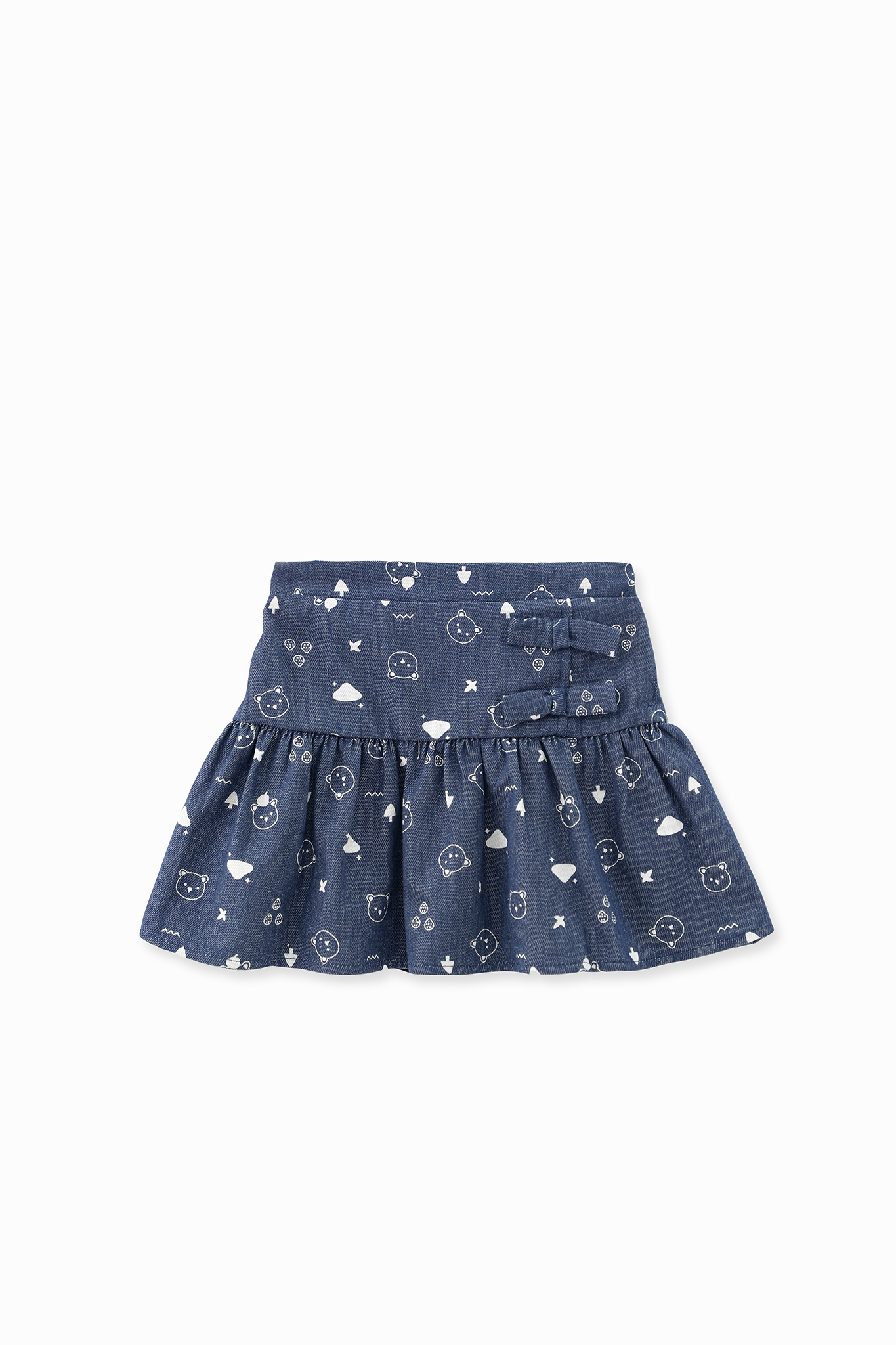 Chân váy nhún bèo tùng đính nơ_thumbnail_1