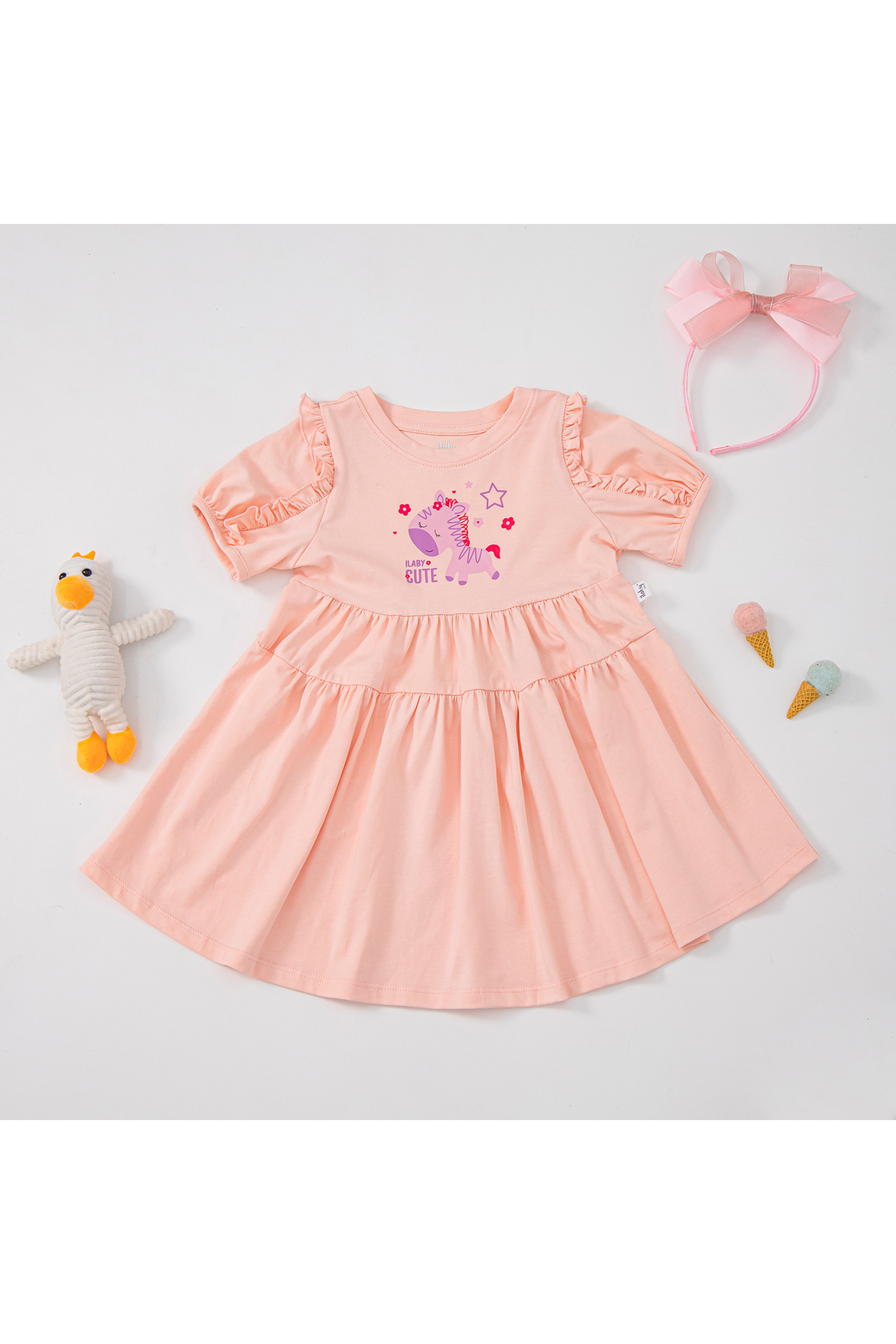 Váy thun in hình phối bèo tay_thumbnail_3