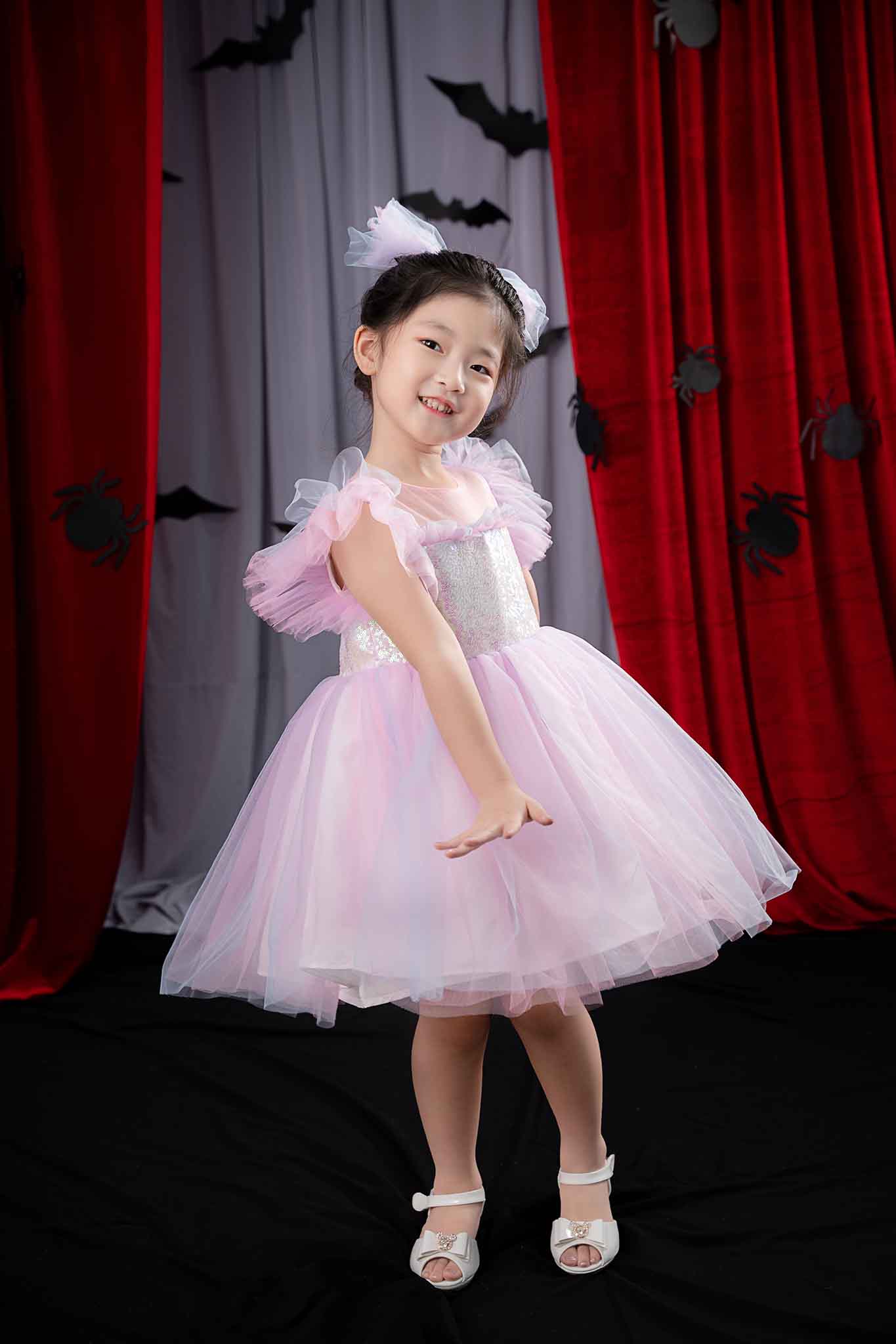 Váy công chúa kim sa phối tutu