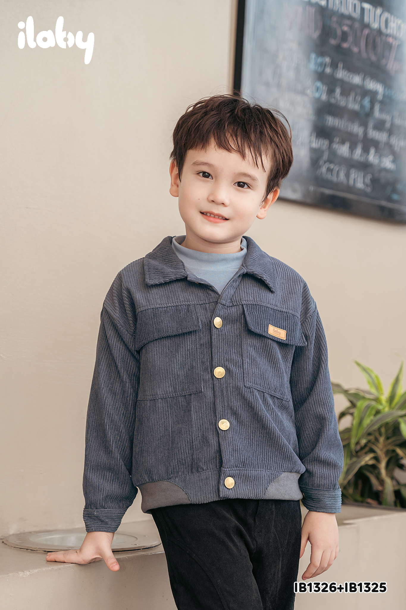 Áo khoác nhung dài tay bo gấu