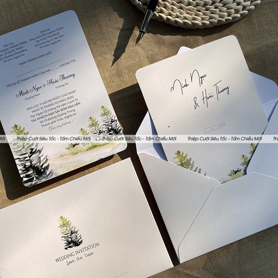 Thiệp phong bì Creamy VHCCB029