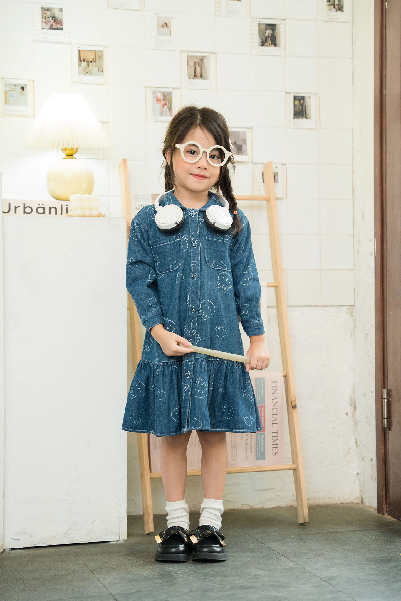 Váy sơ mi jean phối bèo đuôi cá_thumbnail_0