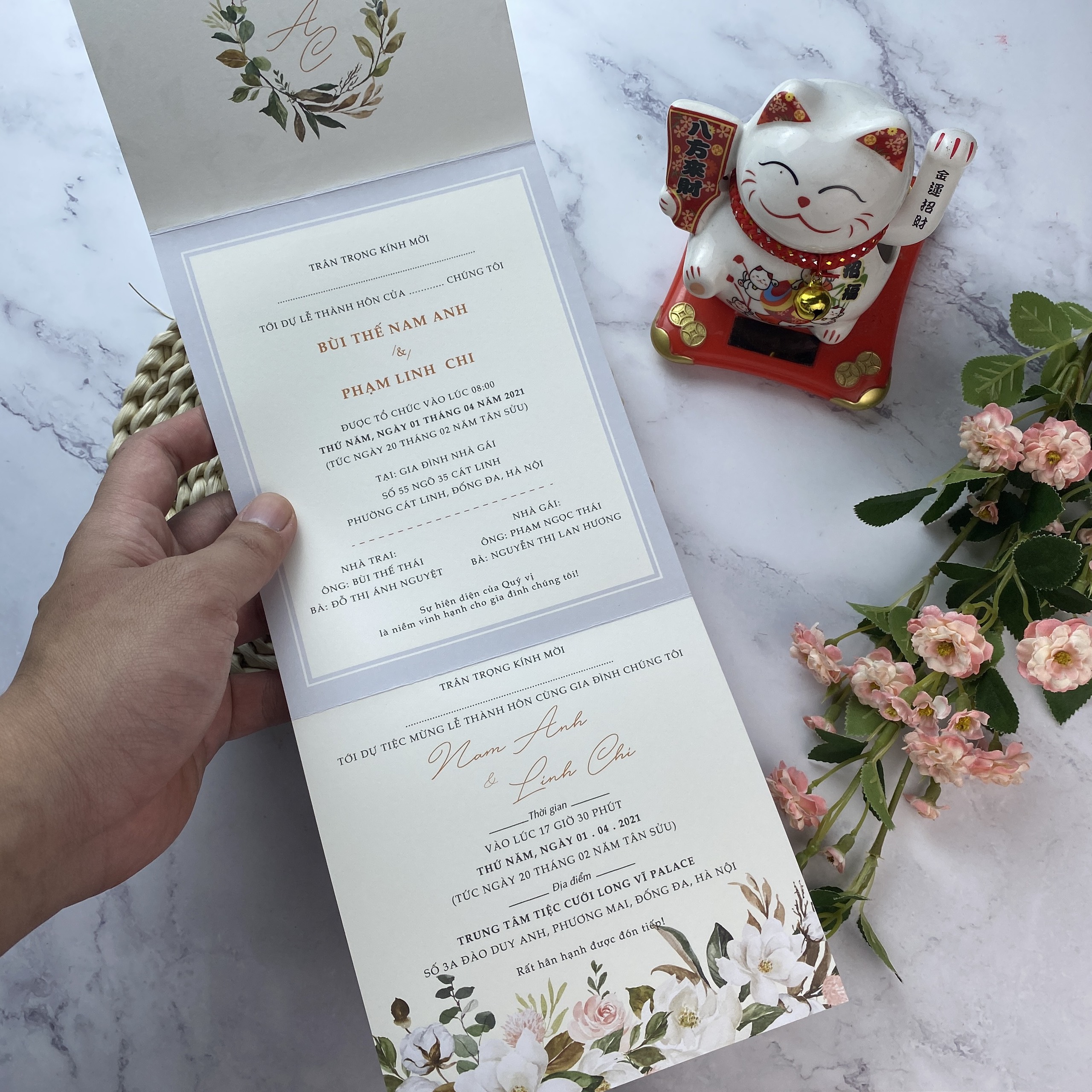 Thiệp gập classic - bb101