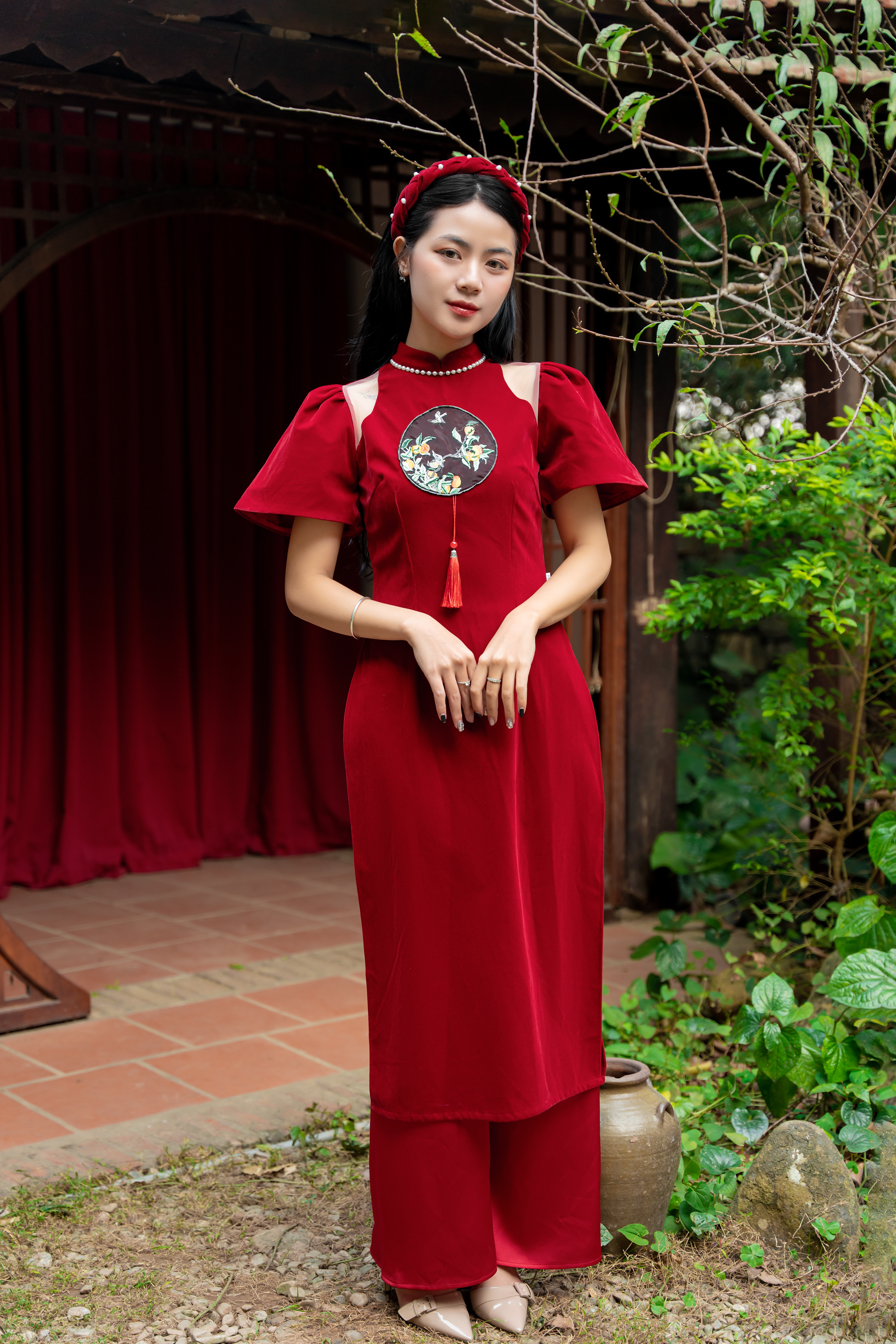 Áo dài mẹ đính cổ ngọc_thumbnail_4