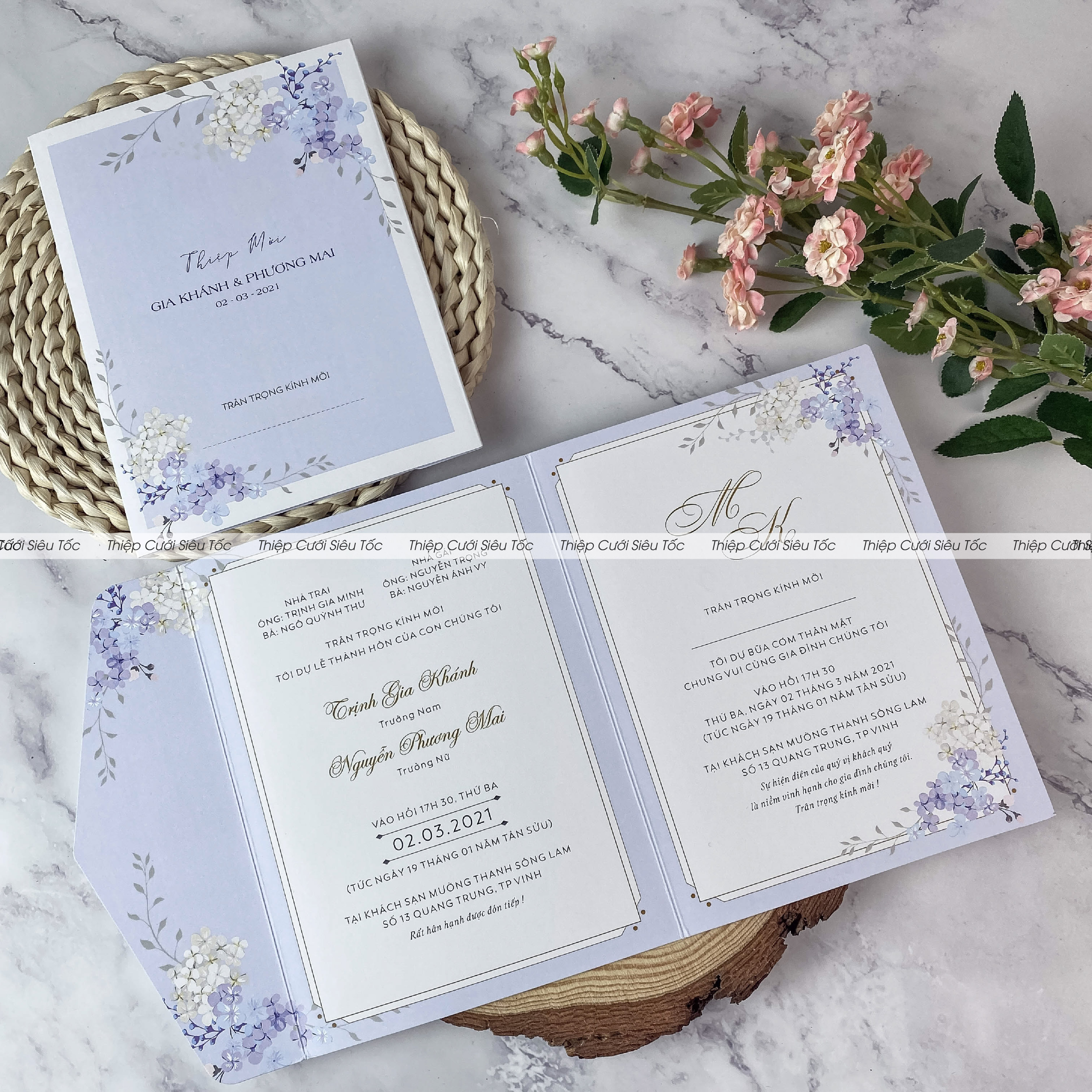  Thiệp gập Creamy VHCCG010