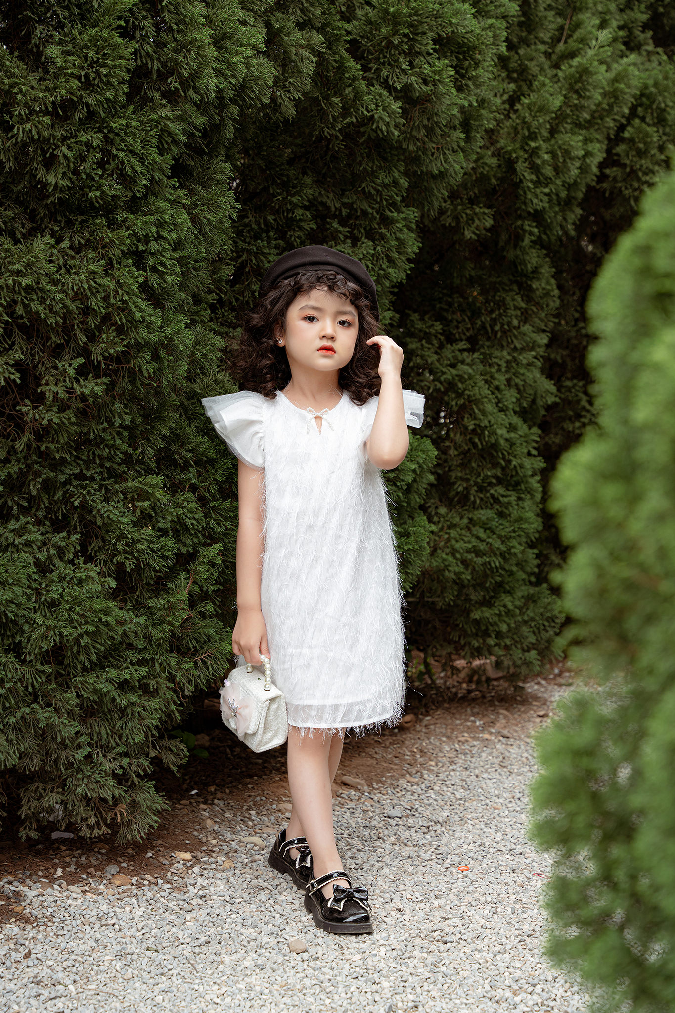 Váy suông tay phối lưới nhiều tầng_thumbnail_3