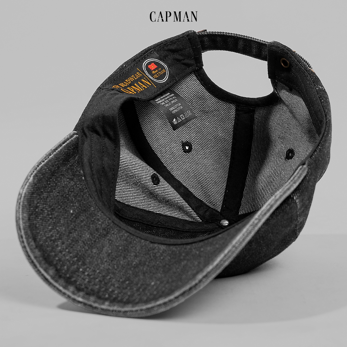 Mũ lưỡi trai denim chính hãng Capman - CM79
