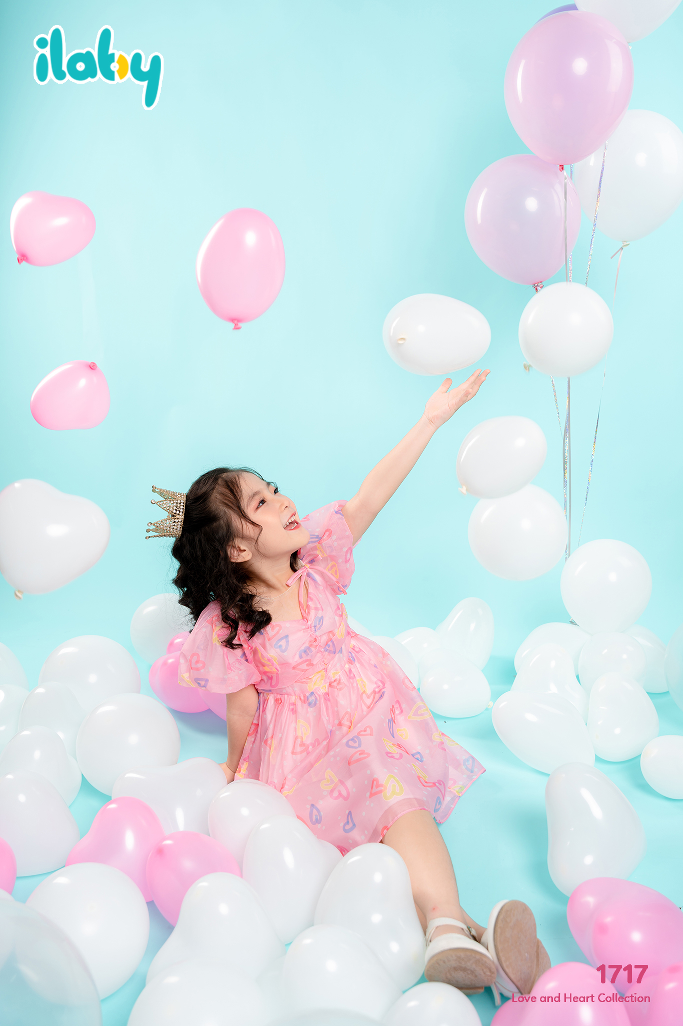 Váy voan họa tiết ngực nhún phối nơ vai_thumbnail_0