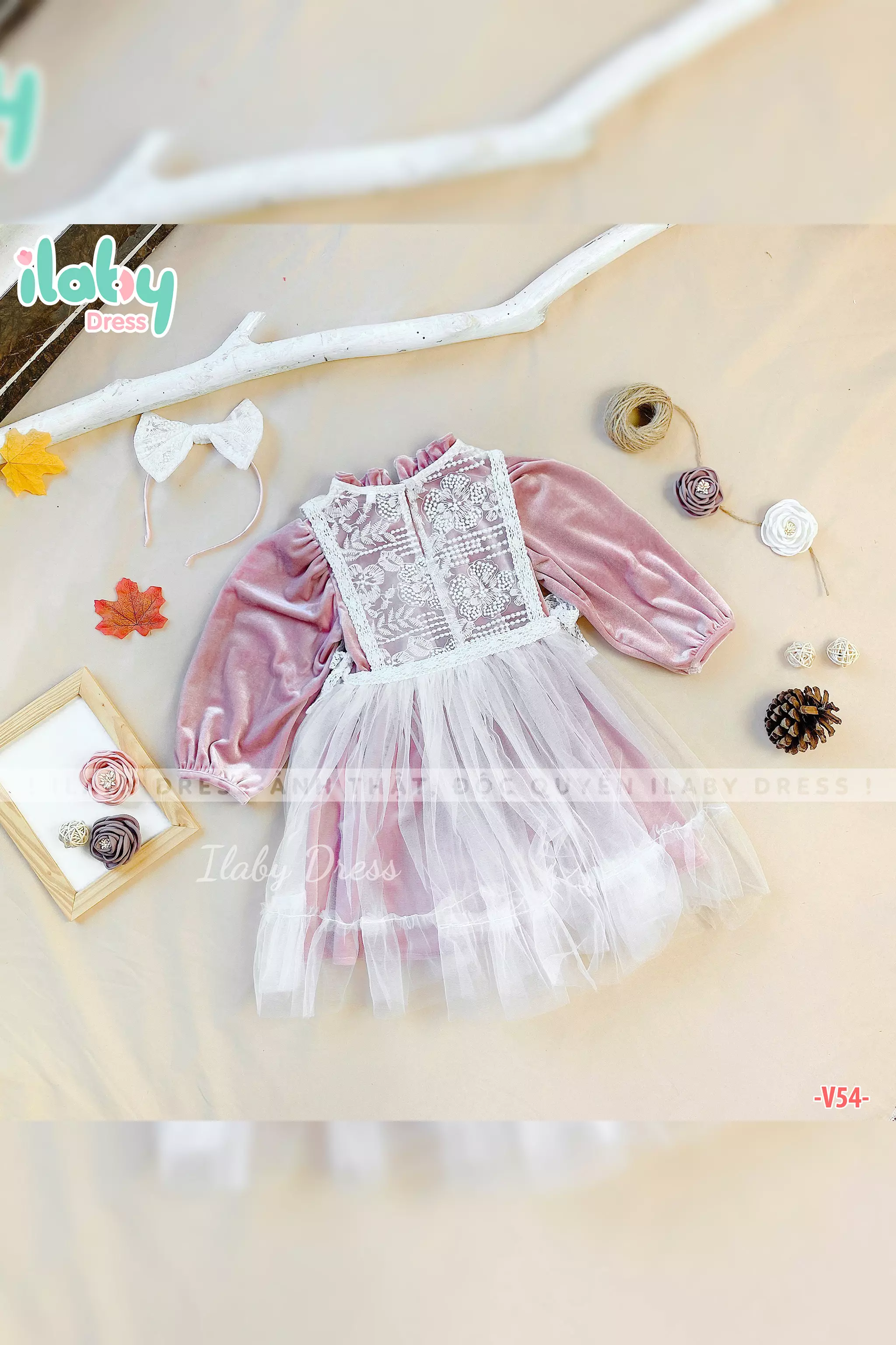 Set váy nhung phối tutu_thumbnail_3