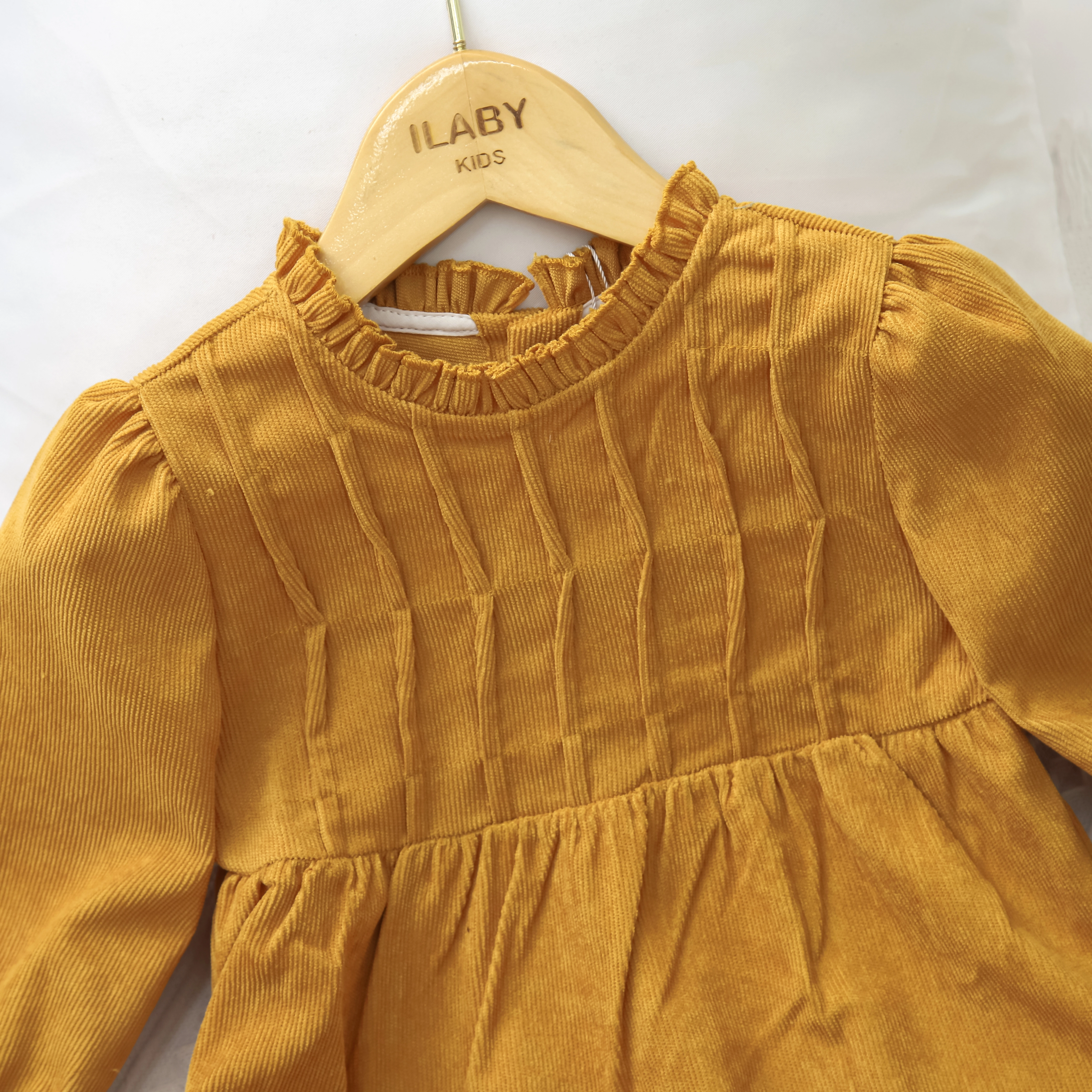 Váy nhung tăm gập ly thân trước_thumbnail_2