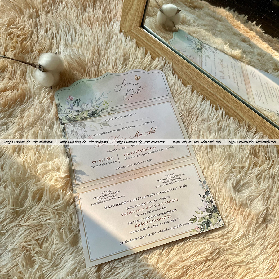 Thiệp gập classic - TP33