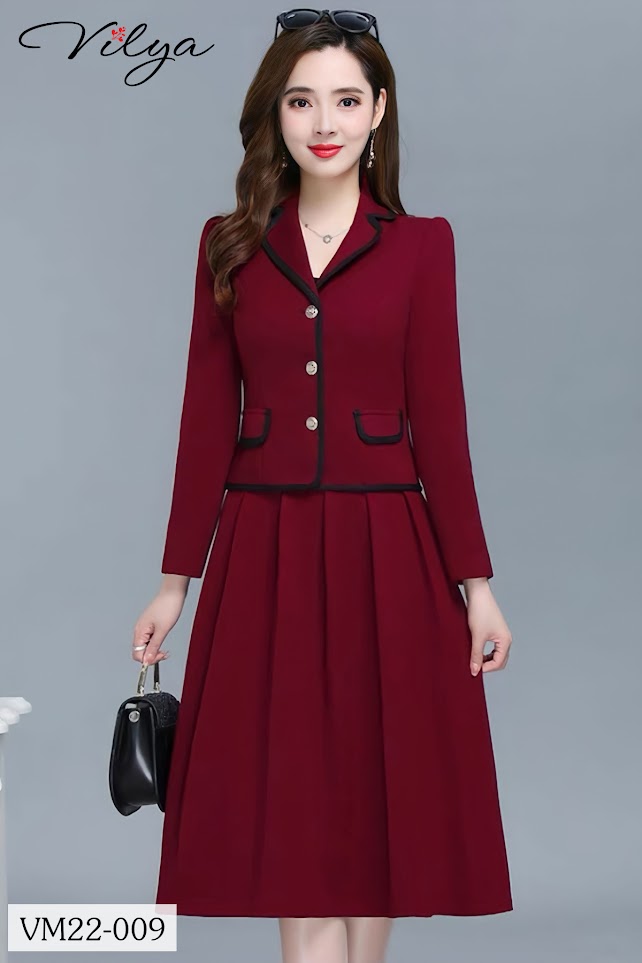 Set Vest Chân váy xếp ly VM22-009_thumbnail_1