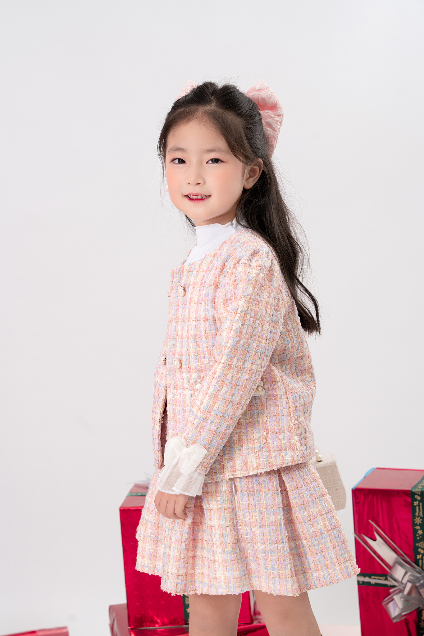 Áo khoác tweed cao cấp phối cúc ngực_thumbnail_2