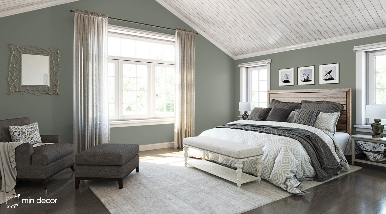 Những màu sơn phòng ngủ đẹp giúp bạn ngủ ngon hơn
