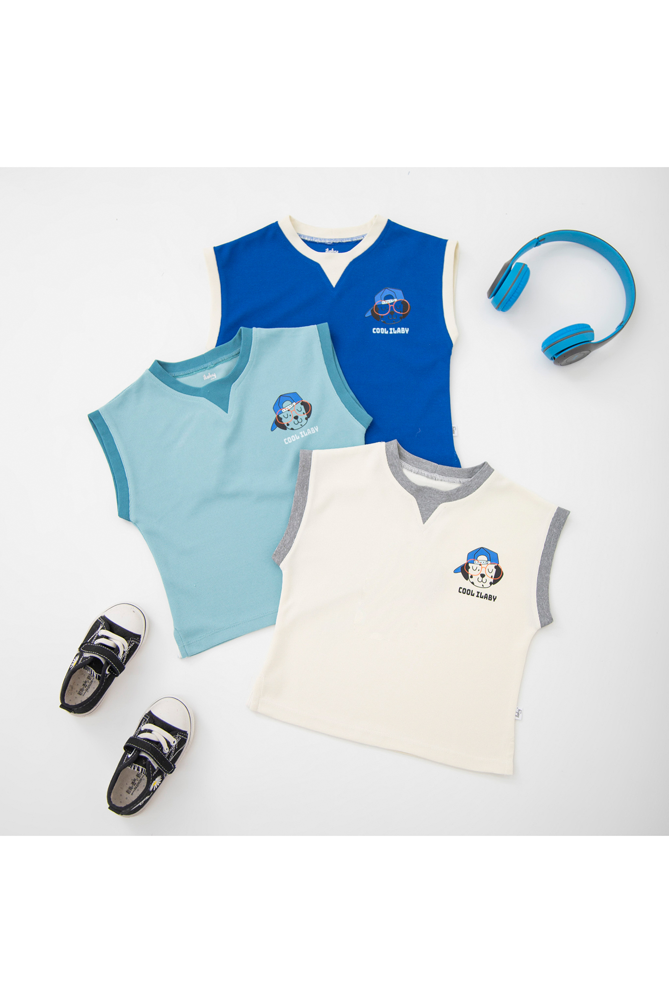 Áo thun tổ ong sát nách phối màu_thumbnail_0