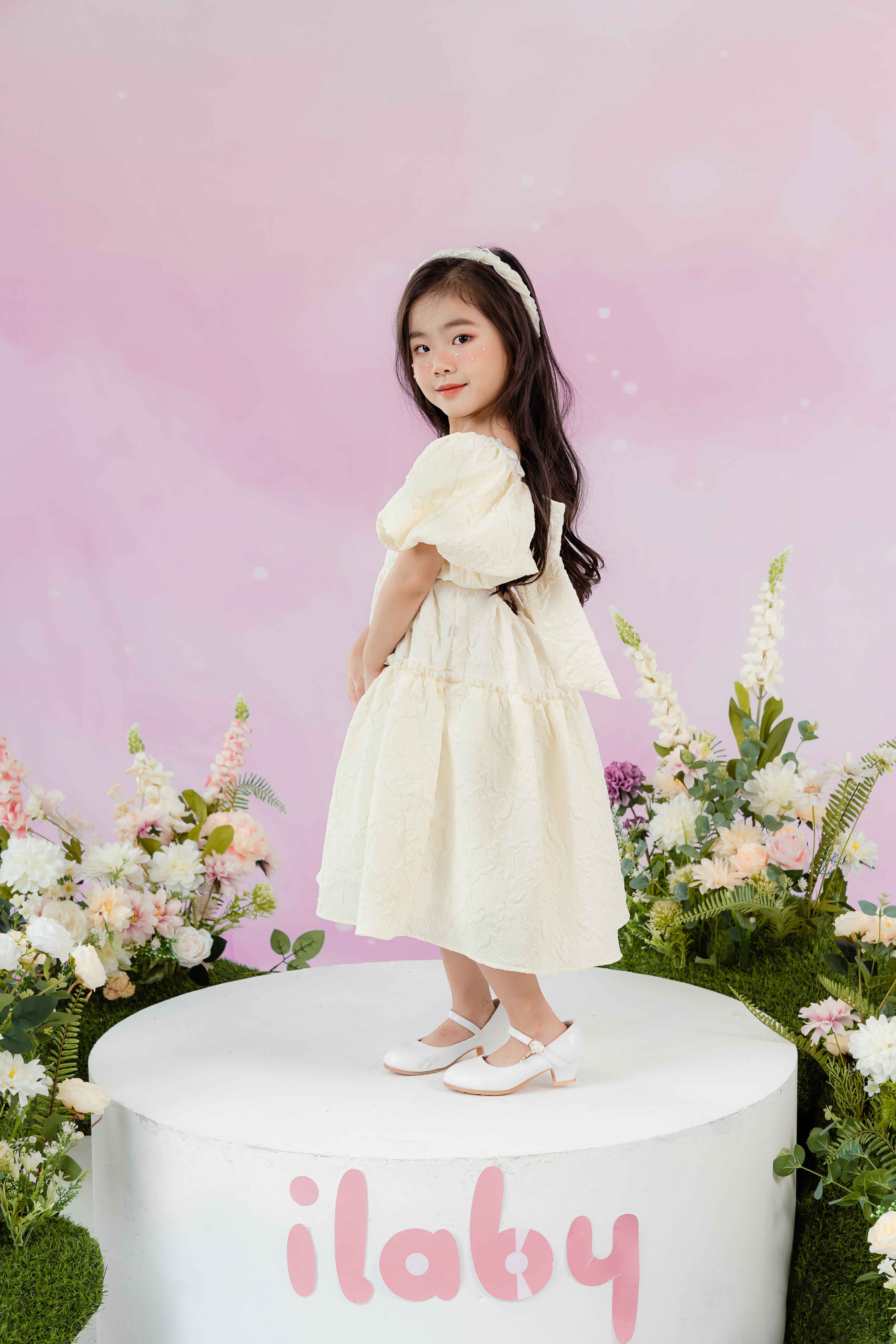 Váy gấm ba tầng có nơ lưng_thumbnail_1