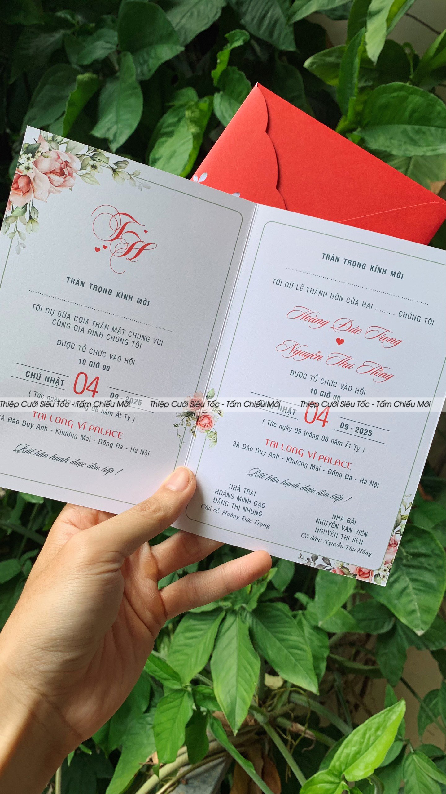 Thiệp gập classic - HD250