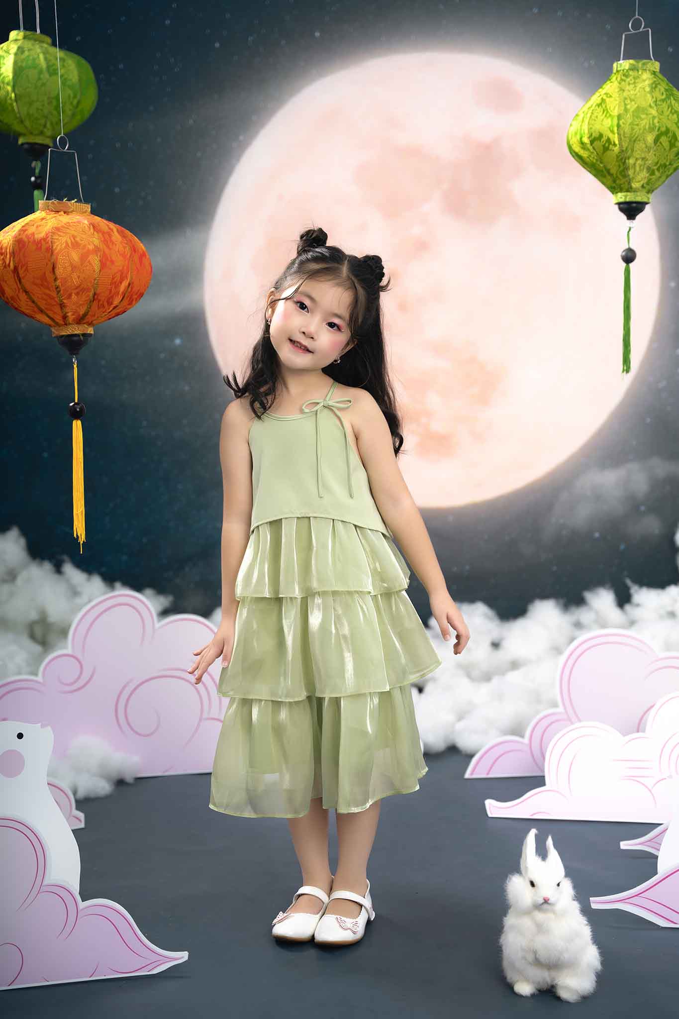 Váy tơ cổ yếm ba tầng_thumbnail_3