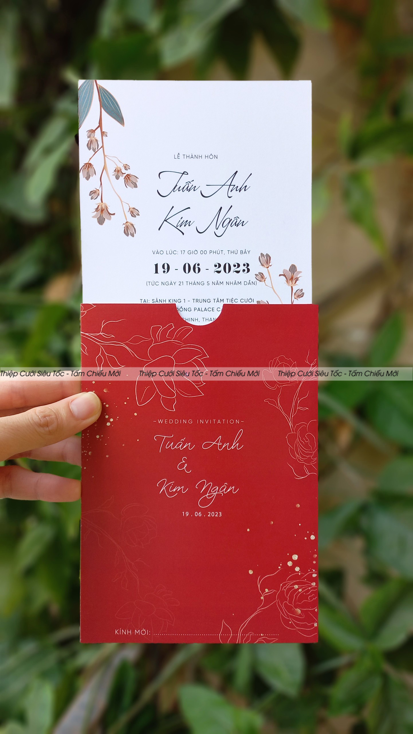 Thiệp phong bì Creamy VHCCB096