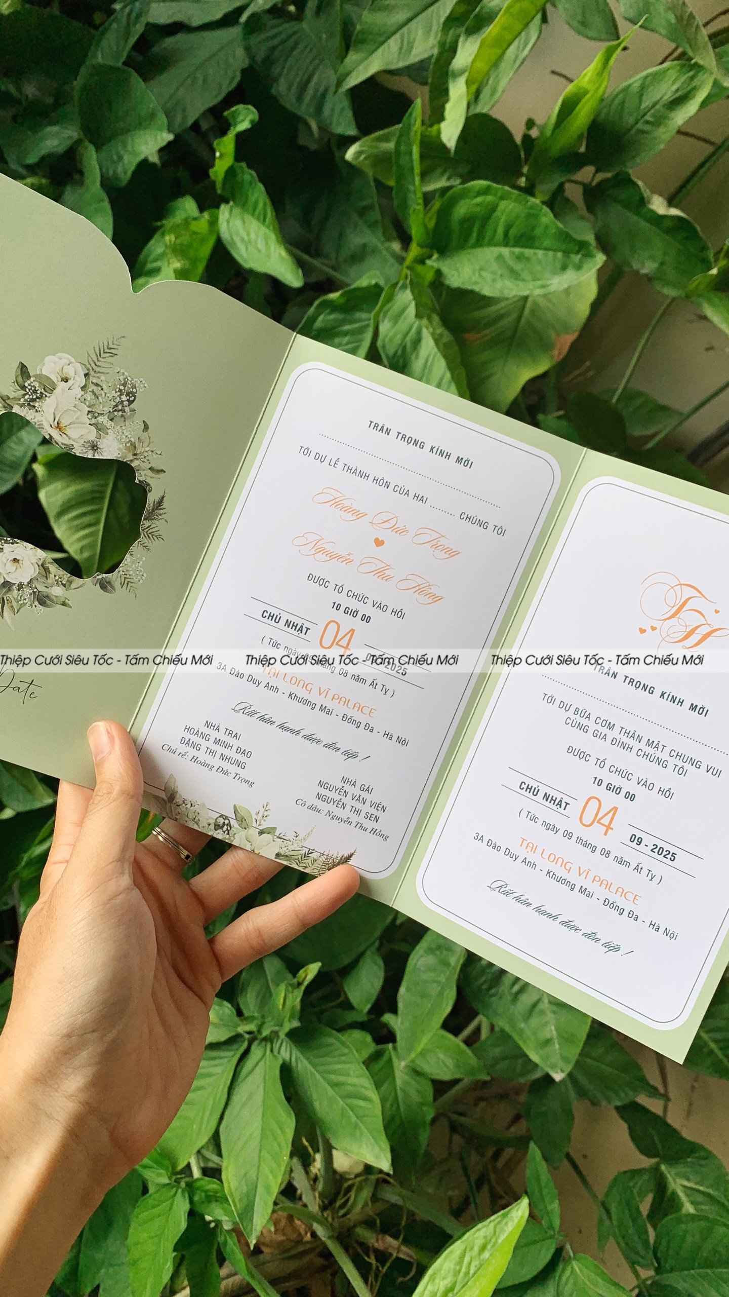 Thiệp gập classic - HD236