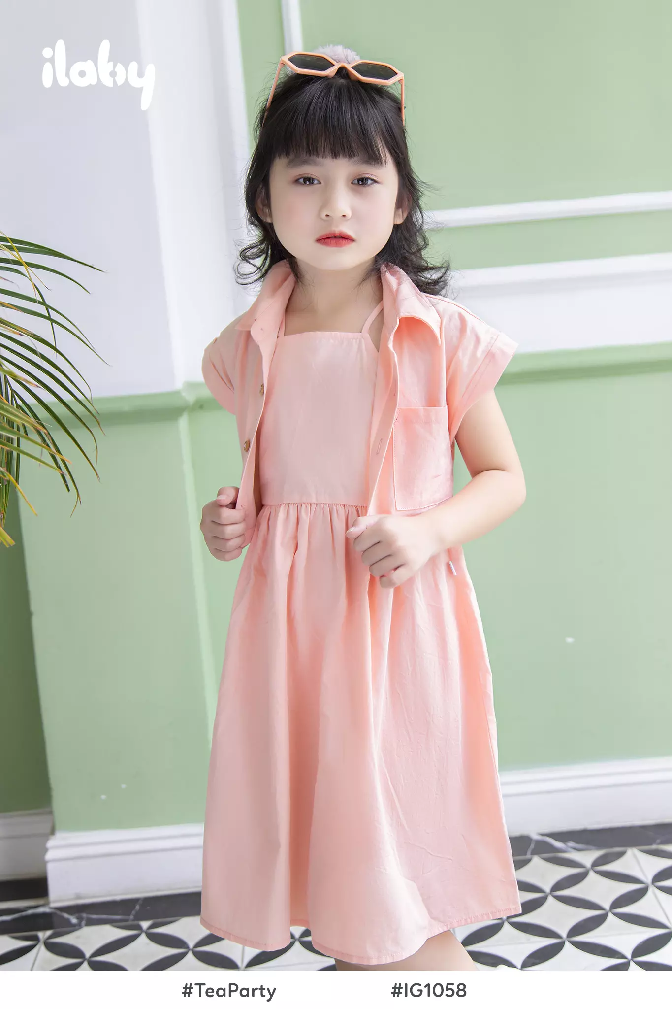 Set áo sơ mi kèm váy hai dây_thumbnail_1