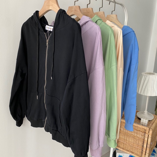 Áo Khoác Nỉ Da Cá Form Rộng Basic