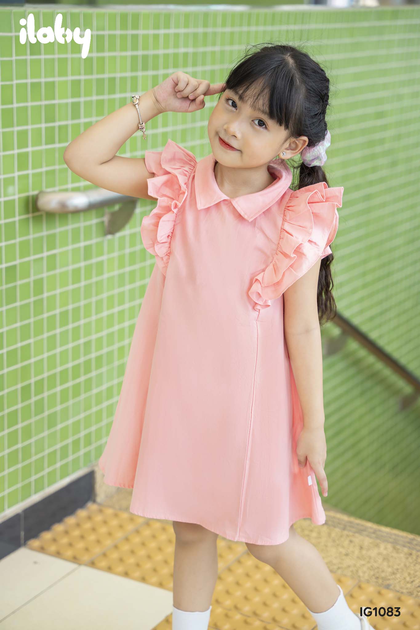 Váy cổ sơ mi cánh tiên 2 lớp_thumbnail_1