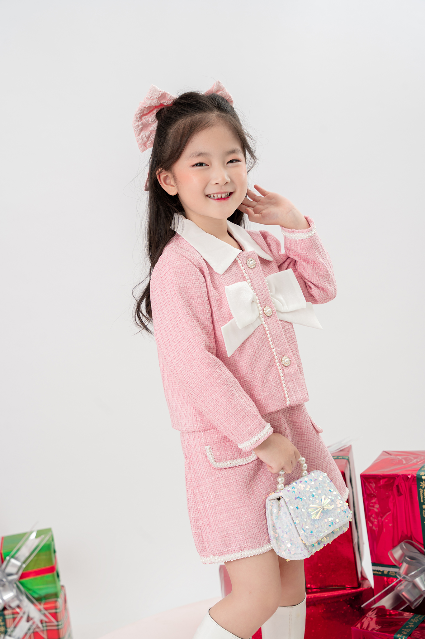 Áo dạ tweed phối nơ ngực_thumbnail_4