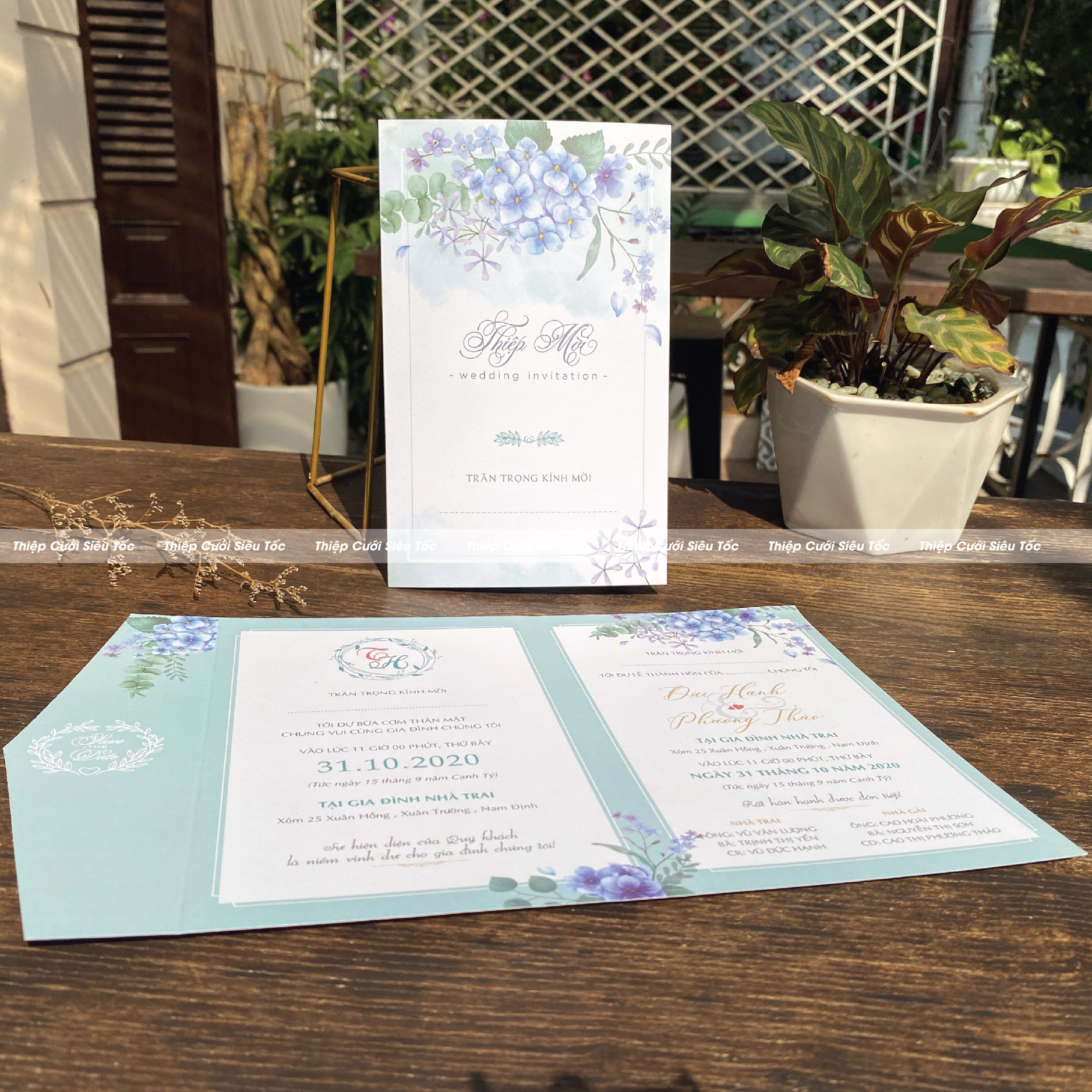 Thiệp gập classic - HD167