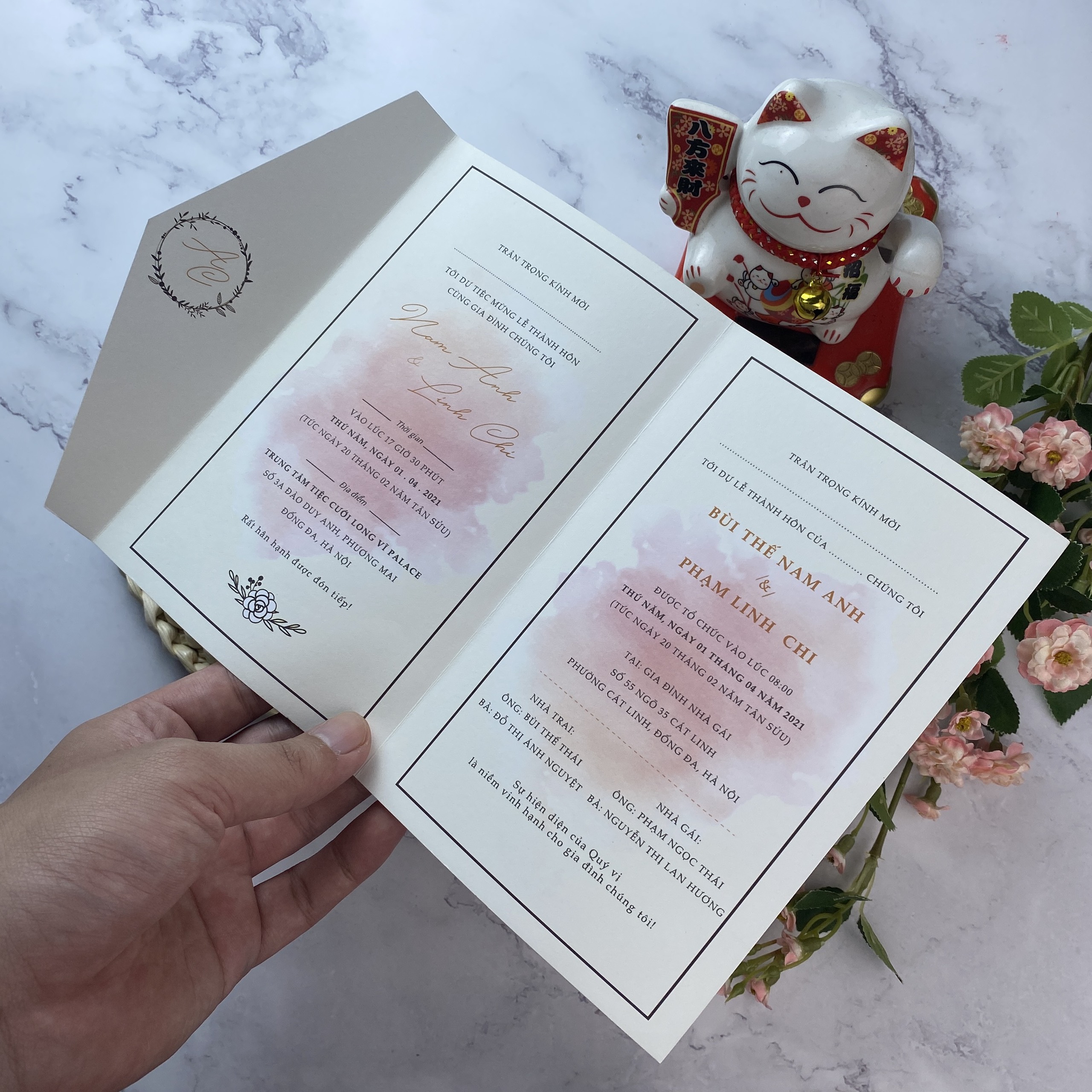 Thiệp gập classic - BB105