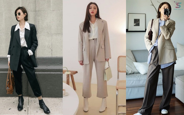 C&aacute;ch mix &aacute;o vest blazer với &aacute;o sơ mi
