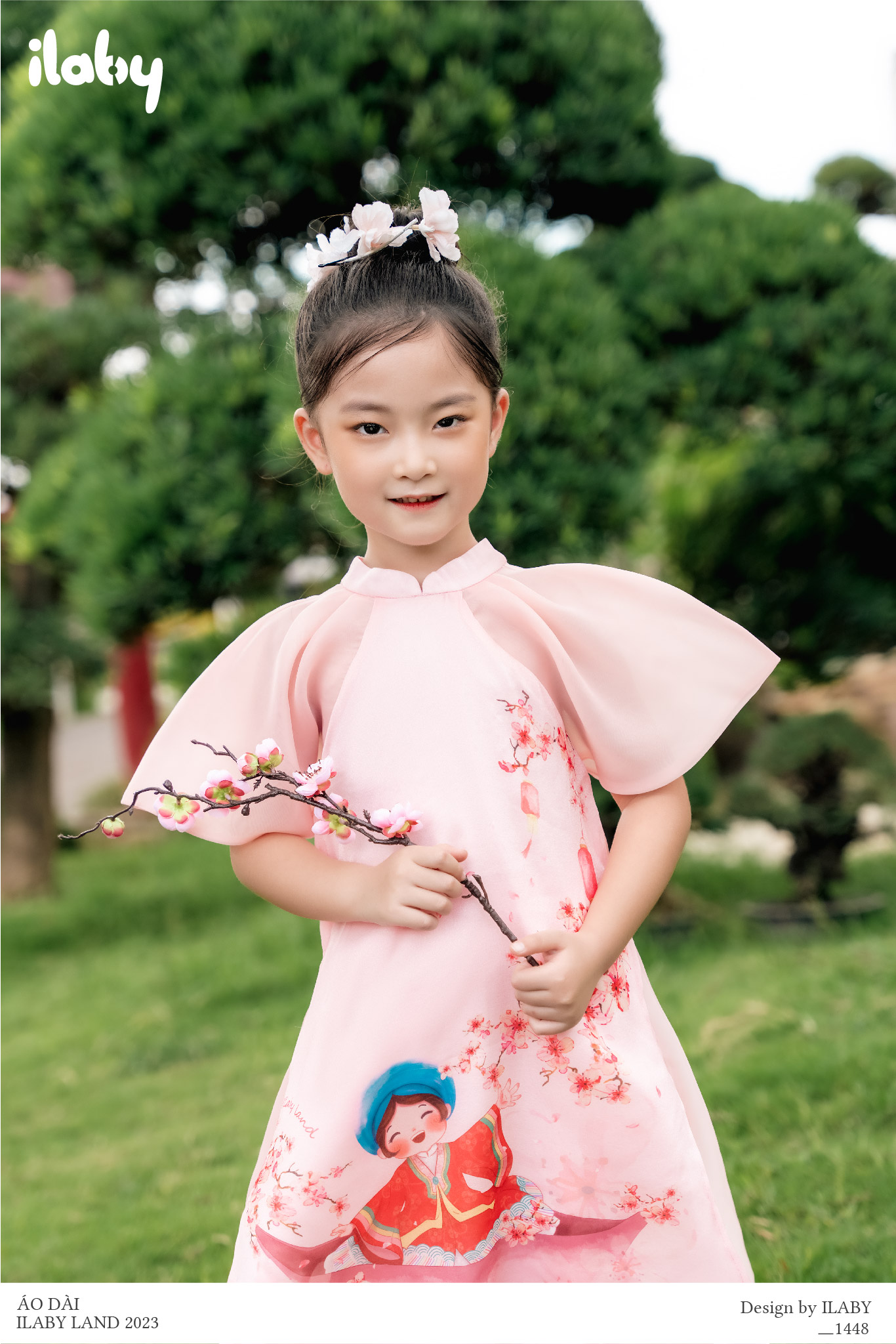 Áo dài in Hoa Đào_thumbnail_0