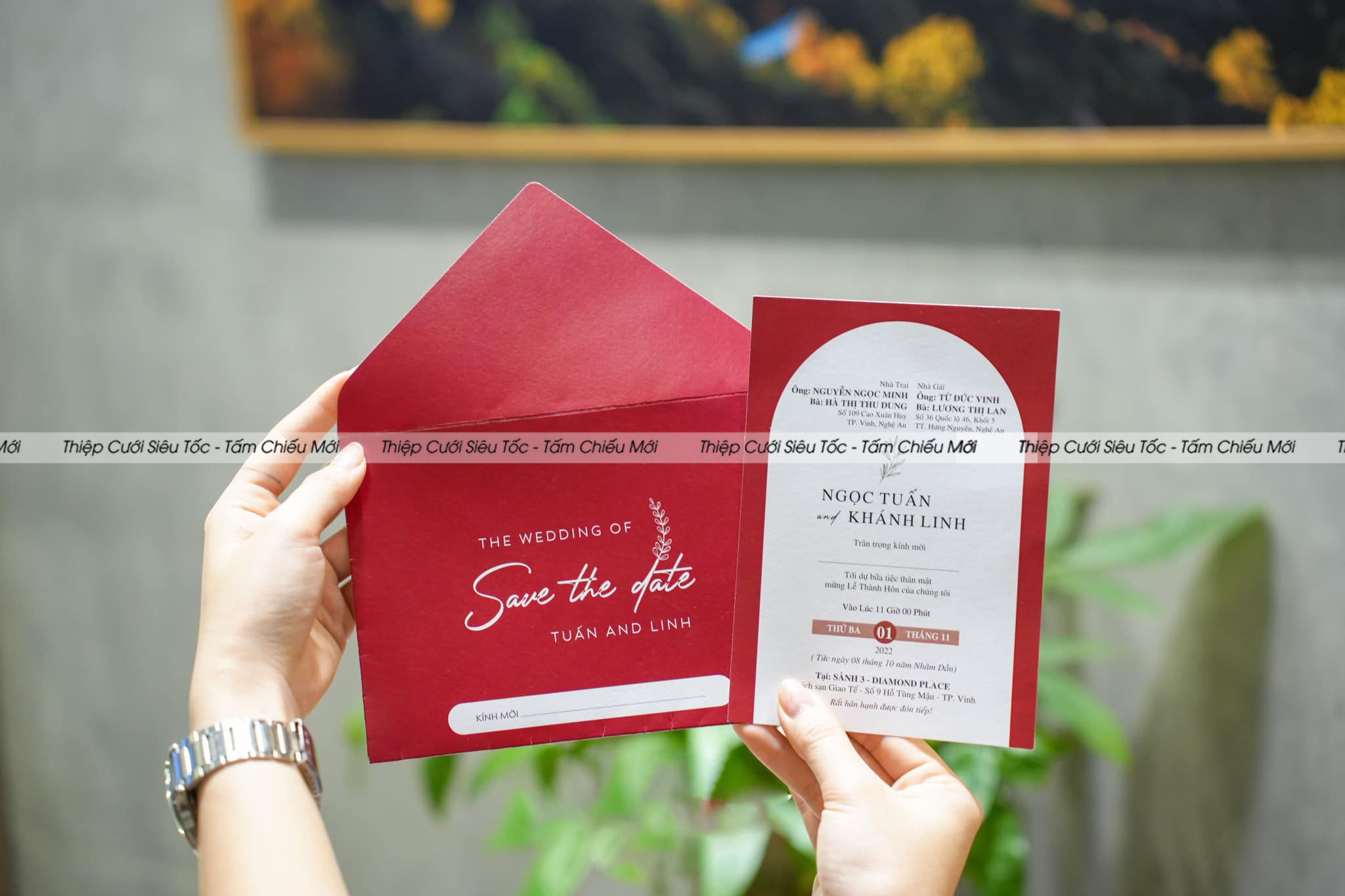 Thiệp phong bì Creamy VHCCB068