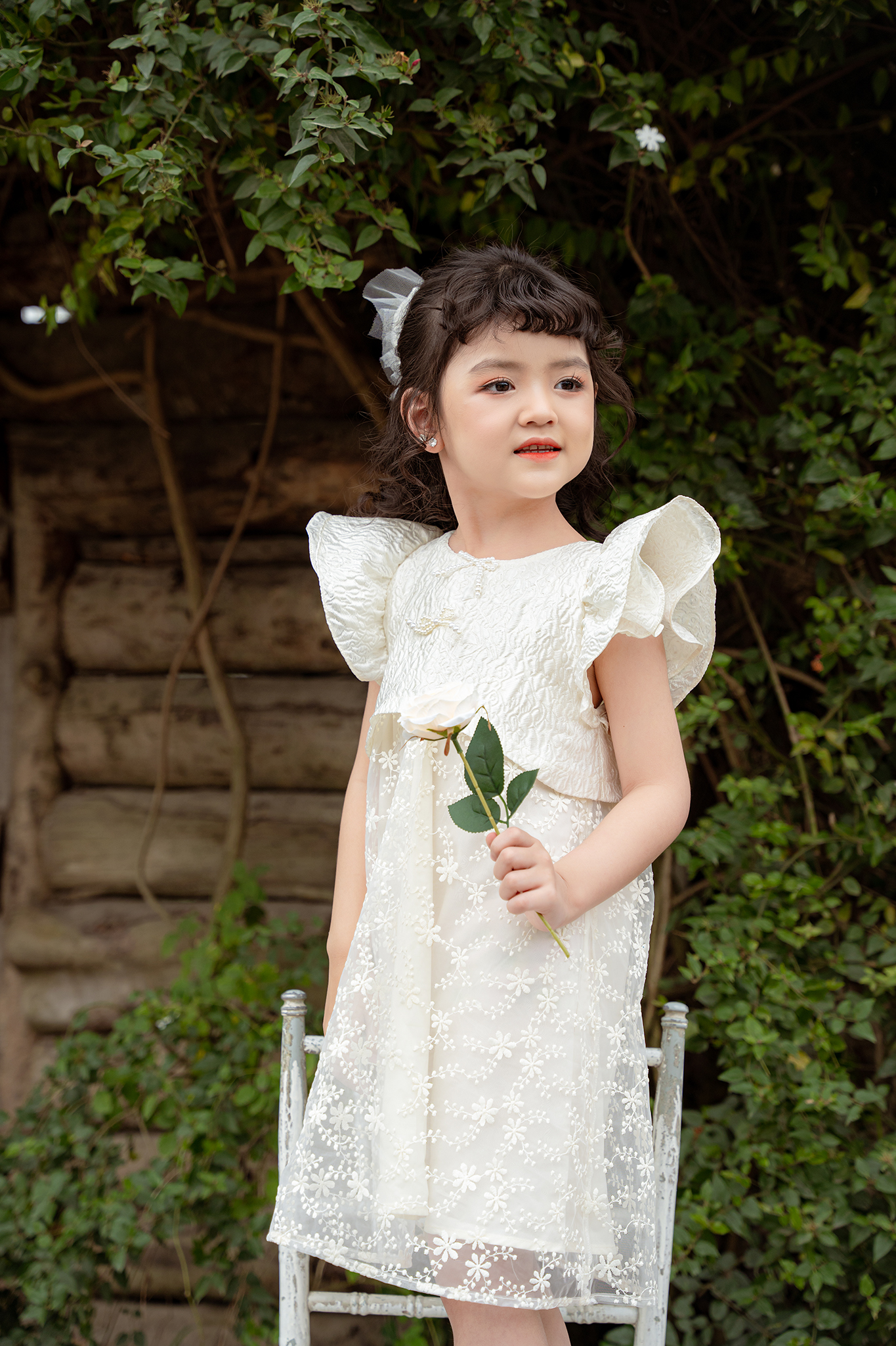 Váy suông tay 2 tầng đính nơ ngọc_thumbnail_0