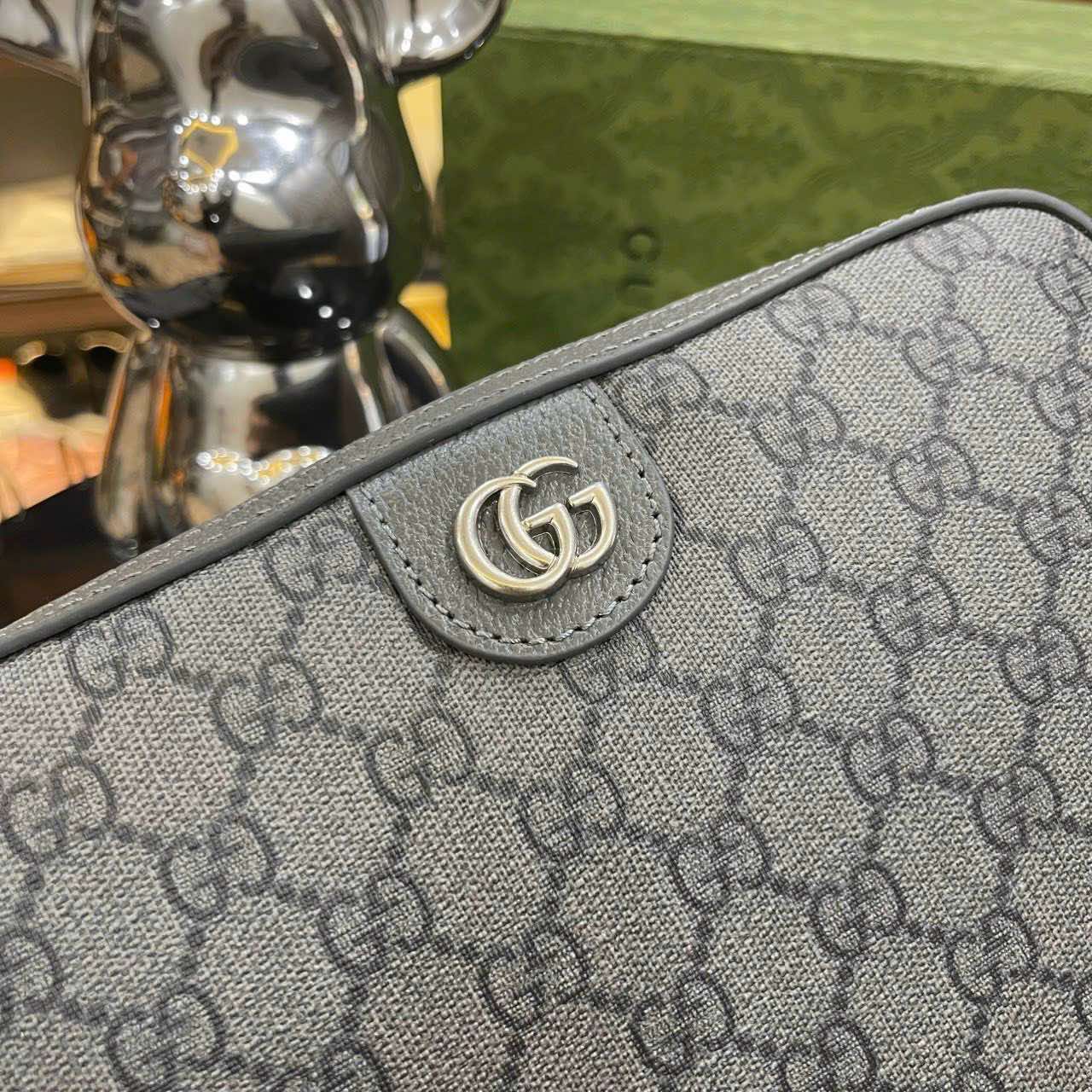 Túi đeo chéo Gucci Ophidia GG Shoulder Bag Grey leather_thumbnail_4