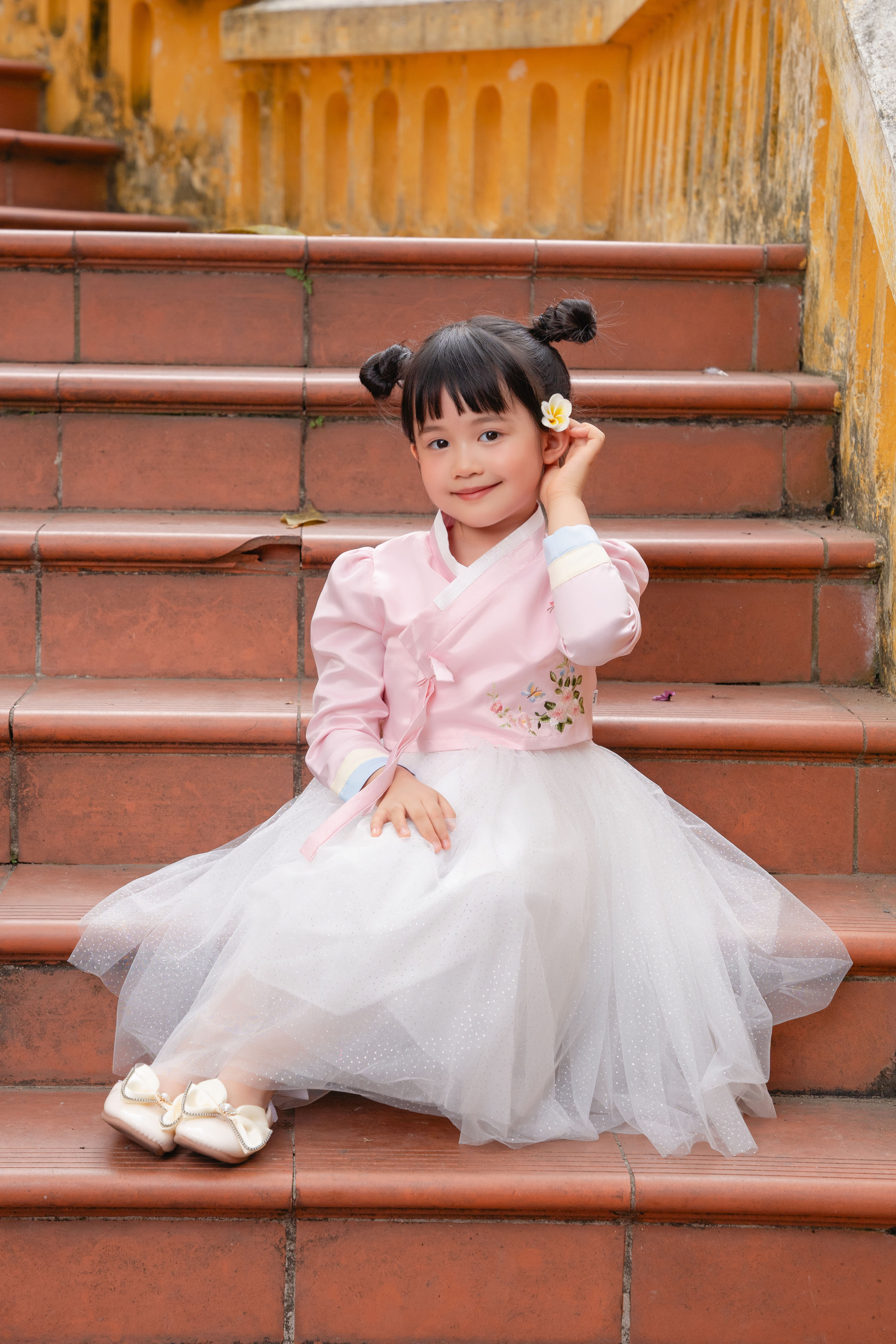 Hanbok chân tutu sequin