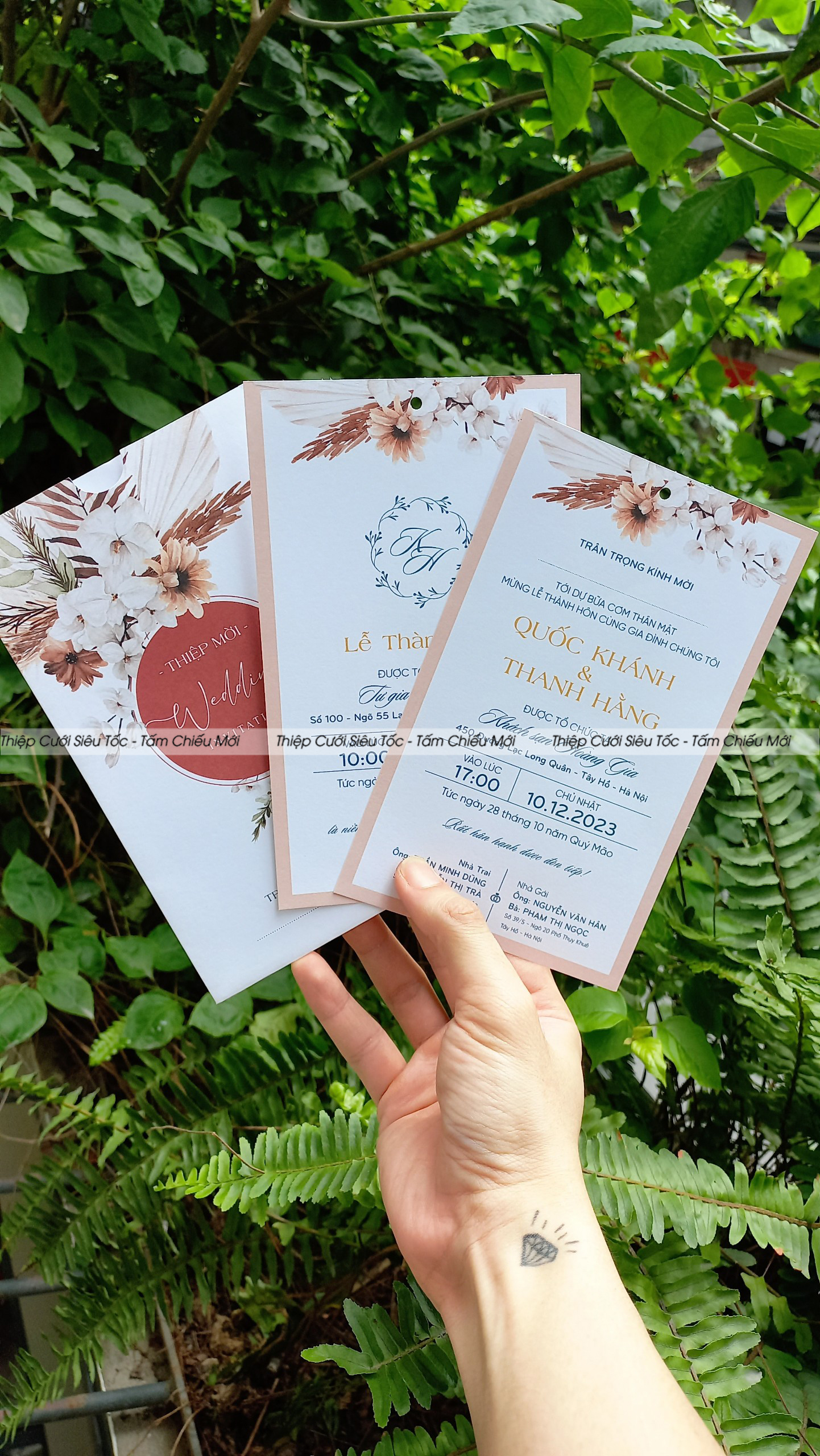 Thiệp phong bì rút TN11