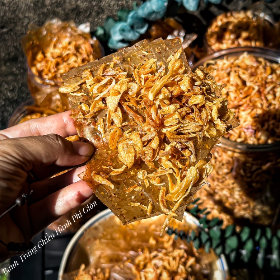 Bánh Tráng Hành Phi Ghiền
