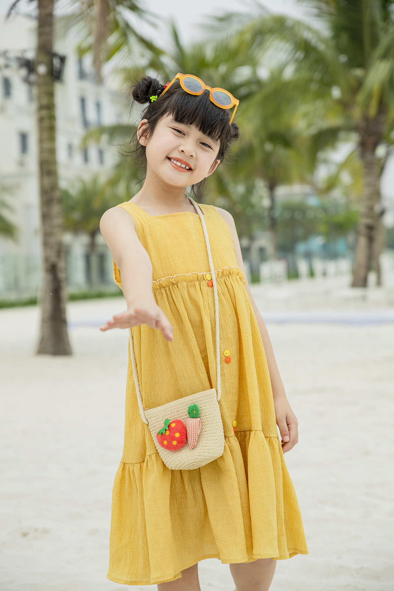 Váy đi biển cổ vuông nẹp giả_thumbnail_4