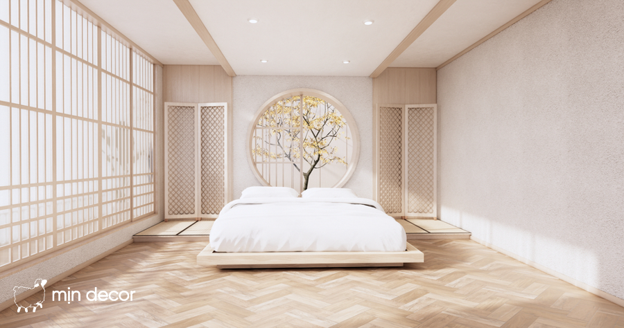 Phòng ngủ phong cách Nhật Bản với những nét riêng biệt