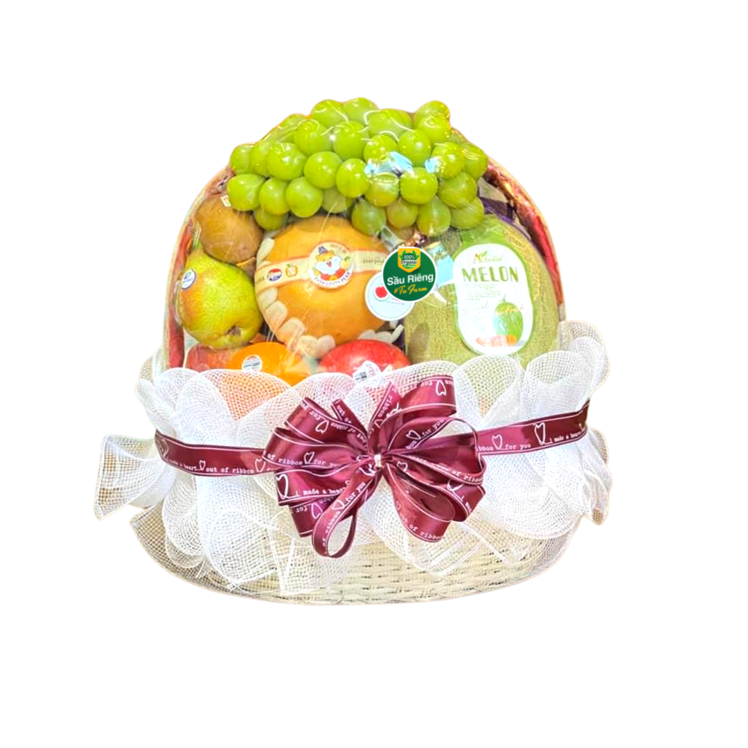 Top 10 cửa hàng đóng giỏ trái cây quà tặng đẹp giá rẻ tại Sài Gòn Fruits Vuông Tròn